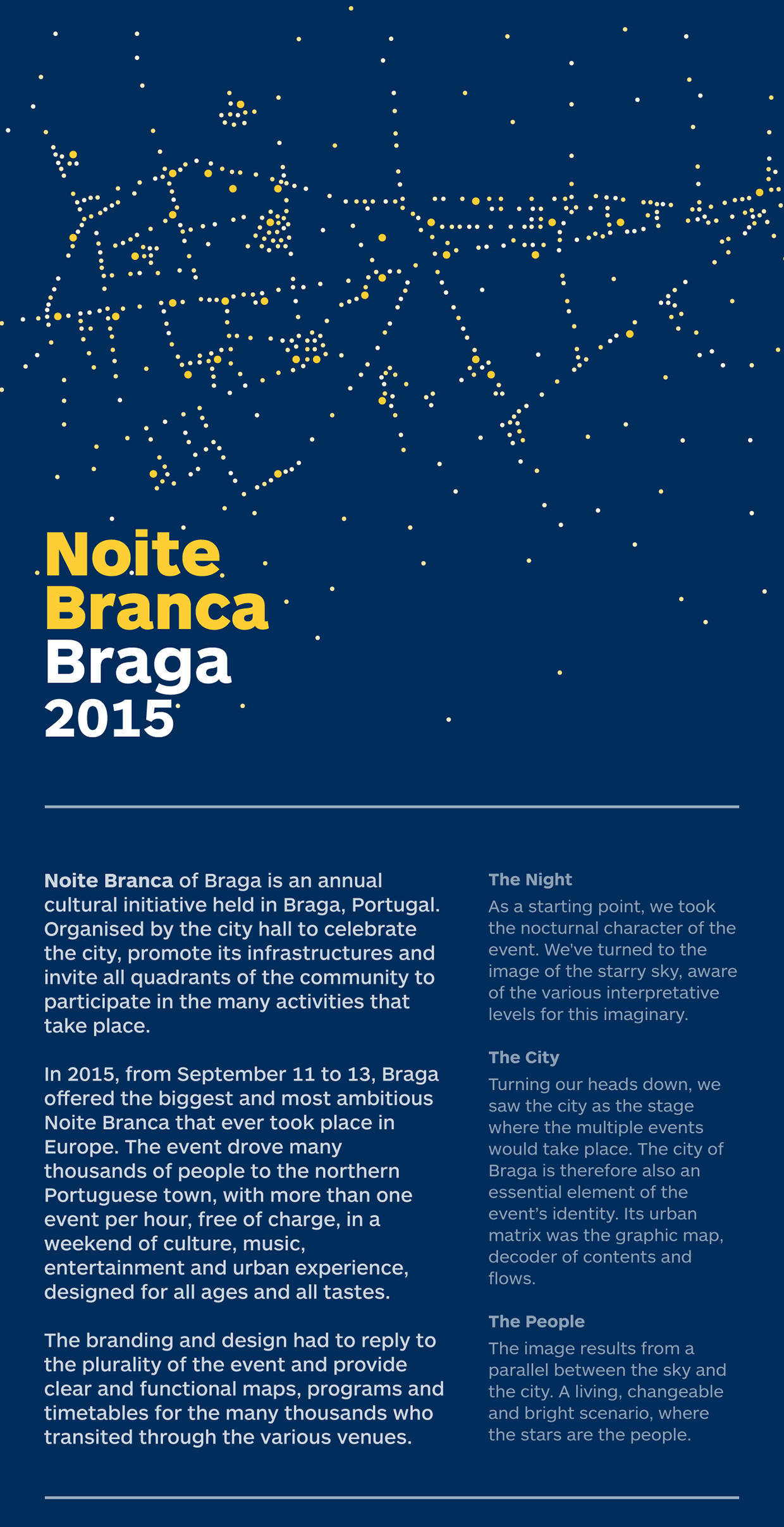 葡萄牙Noite Branca Braga 2015 VI設(shè)計(jì)